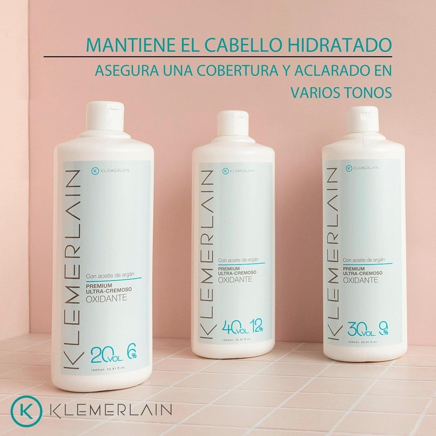 Crème capillaire à l'oxygène. Oxydant capillaire ultra-crème. Teinture capillaire permanente. végétalien. Teinture capillaire - 1000 ml (20 vol., 6%) Teinture capillaire Naty Shop