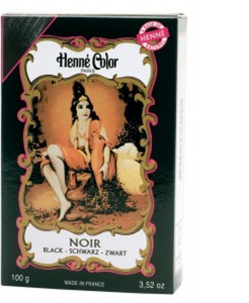 Henné Color Henné Poudre Cuivre 100 g Teinture Capillaire Naty Shop Noir 100 G (1 paquet)