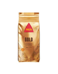 Café naturel Delta Gold - 1 kg de grains entiers - Mélange Arabica et Robusta de qualité supérieure