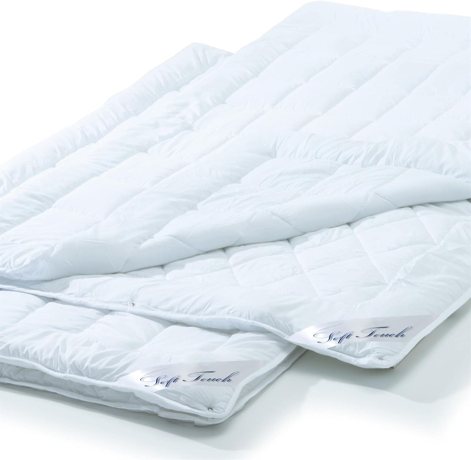 Aqua-Textil Soft Touch Parure enfant Couette 100 X 135 Cm 250G et 350G avec oreiller 40 X 60 Cm 150G Couette 4 saisons Climatisée Oeko-Tex Couettes et couettes Naty Shop 2X 150X220 Cm 4 saisons