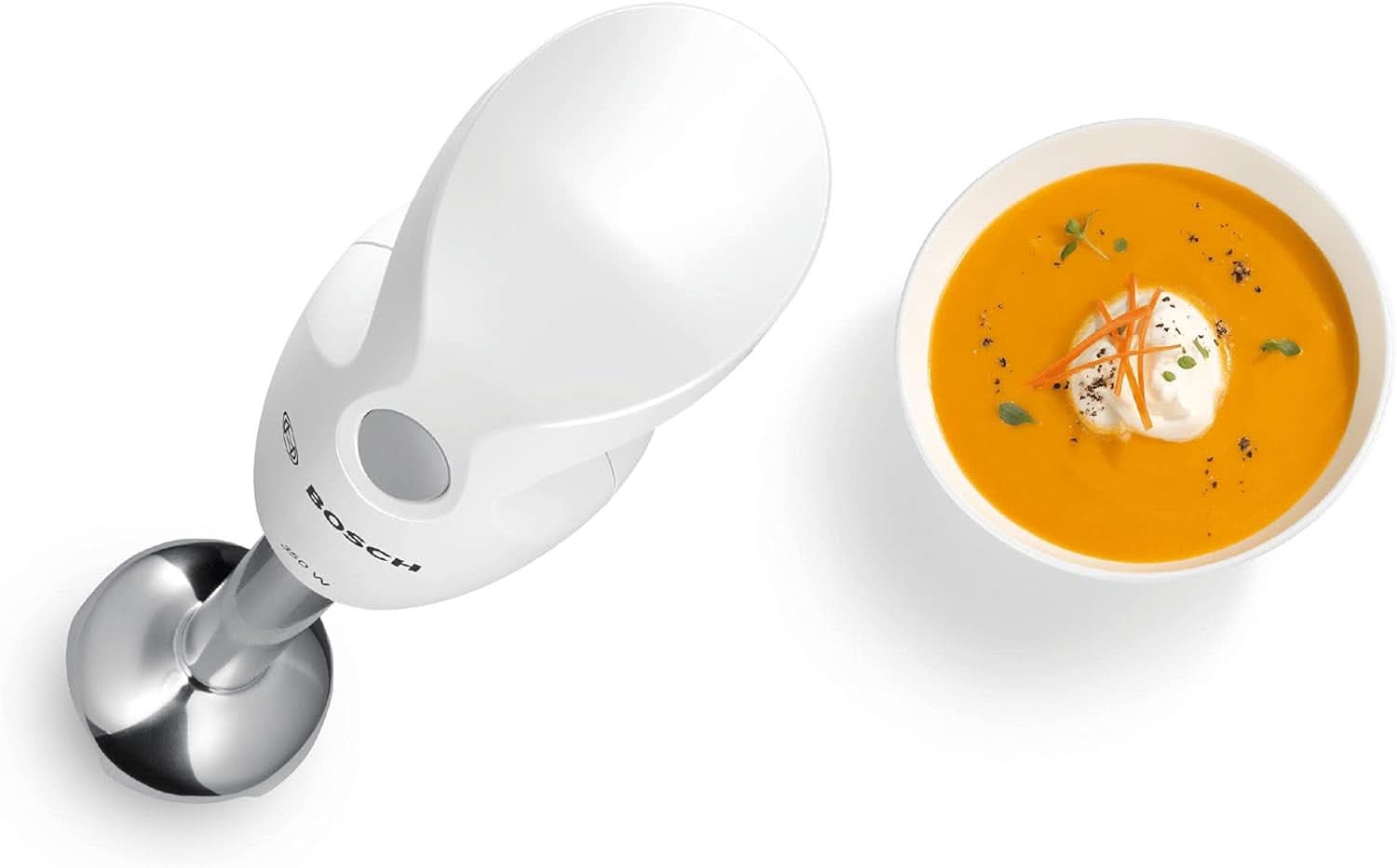 Haushaltsgeräte MSM6B500 Batteur sur socle, 350 W, Argent/Blanc Cuisine Naty Shop