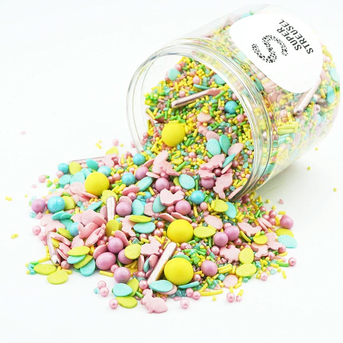 Super Sprinkles, Hoppladihopp, Sprinkles aux motifs de Pâques, 90 grammes Naty Shop 180 grammes