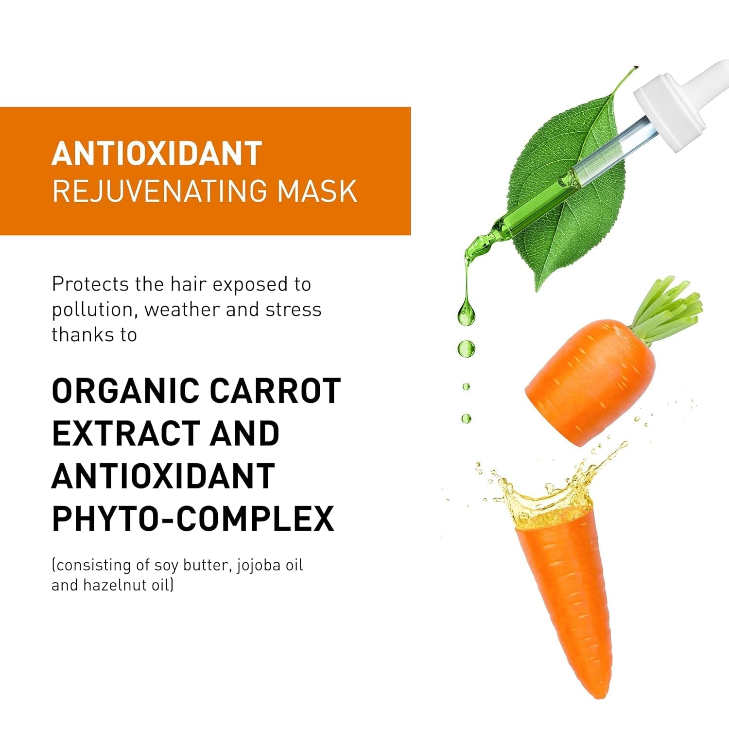 Masque antioxydant rajeunissant - Masque capillaire Naty Shop 250 ml