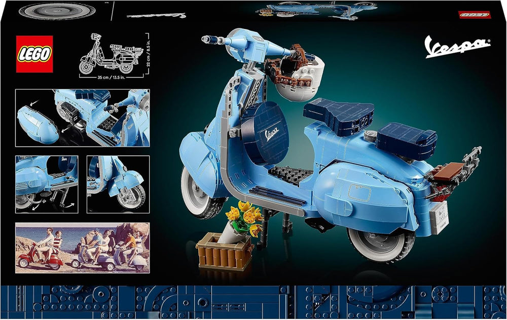 LEGO Icons Vespa 125, modèle de moto à construire, scooter italien vintage, kit de modèle pour adultes, pièce d'exposition comme décoration de pièce, cadeaux pour femmes et hommes 10298 Kits de construction Besuche den LEGO-Store
