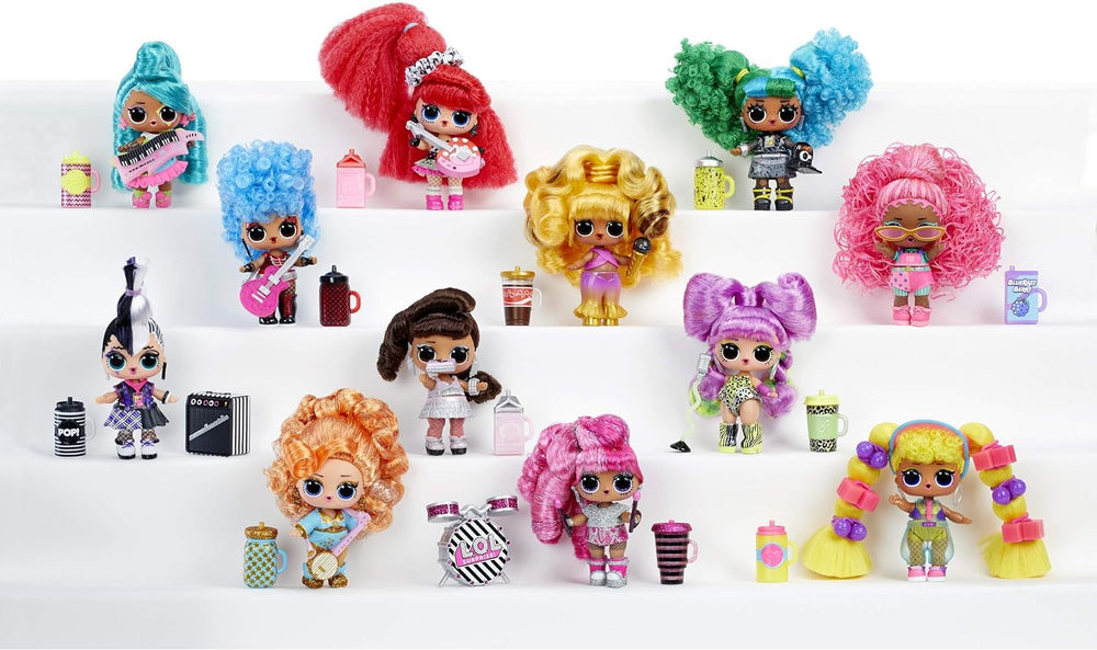 L.O.L. surprendre! 566977E7C Remix hair flip dolls - Objet de collection - 15 surprises - Avec bonnet, accessoires et musique Naty Shop Dolls