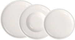 Villeroy & Boch - Artesano service de table 6 pièces pour 2 personnes, blanc, passe au lave-vaisselle, passe au micro-ondes, service de couverts, service d'assiettes, assiettes plates, assiettes de petit-déjeuner, assiettes plates, porcelaine premium