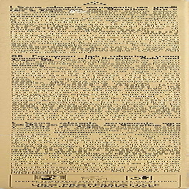 Fanola Oro Therapy Color Keratin 5.0 100ml Teinture capillaire Naty Shop