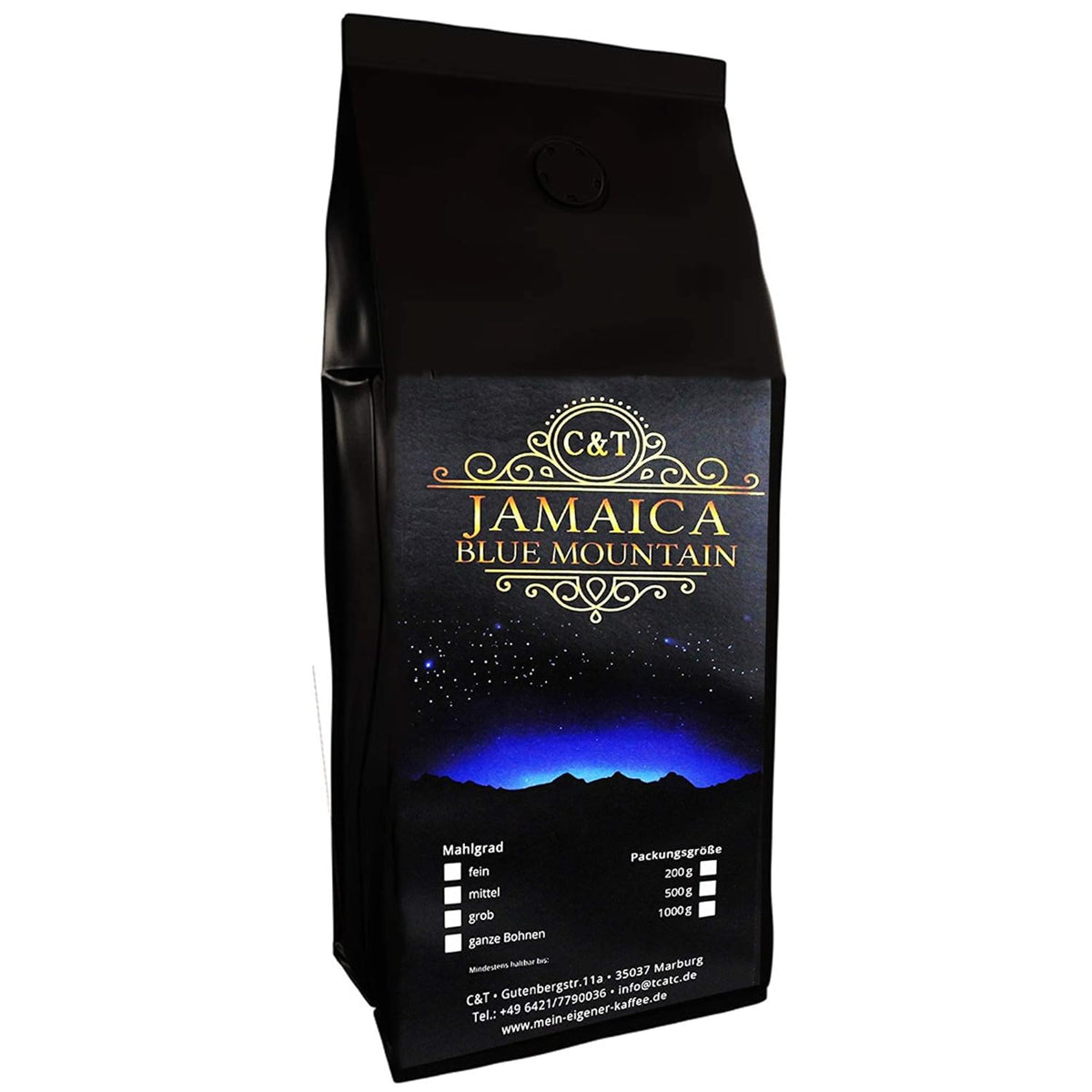 Café JAMAICA BLUE MOUNTAIN AA Wallenford Estate (grains entiers, 200 g)