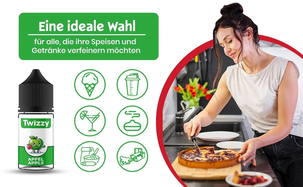 Twizzy, Arôme concentré Pomme, 30 ml Arômes Naty Shop