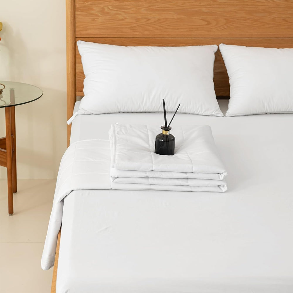 Good Nite Couette Double, 4,5 Tog, Couette D'été, Couette Double, Blanc, Couette, Polyester, Douce Et Légère Et Lavable En Machine Avec Bandes D'angle (Lit Double 200 X 200 Cm) Couvertures et couettes Naty Shop