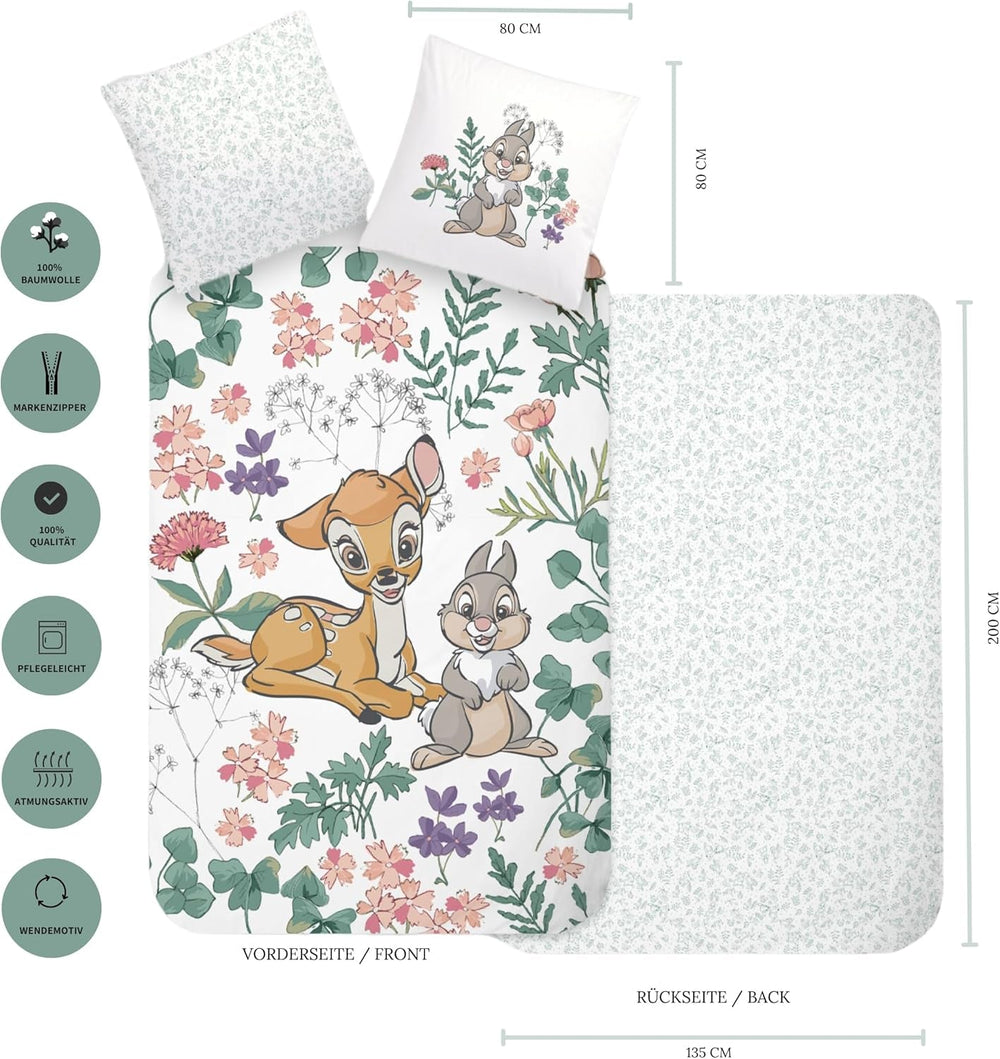 Literie pour enfants pour filles et garçons Literie 100% coton Cartoon - Kids Naty Shop