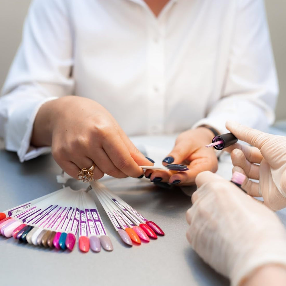 100 outils de nail art, pochoirs de nail art, tête ronde transparente et outils de ballet de couleur naturelle, livrés avec 2 autocollants numériques à paillettes 1-100