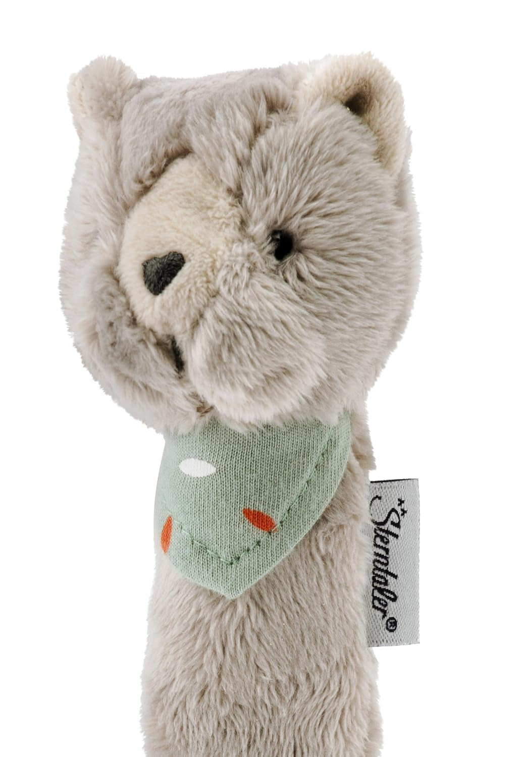 Sterntaler bébé chat couineur Lilly - Jouet pour bébé en polaire douce - Jouet à saisir pour bébés - Premières tentatives pour attraper et jouer, gris Bebe Toys Naty Shop