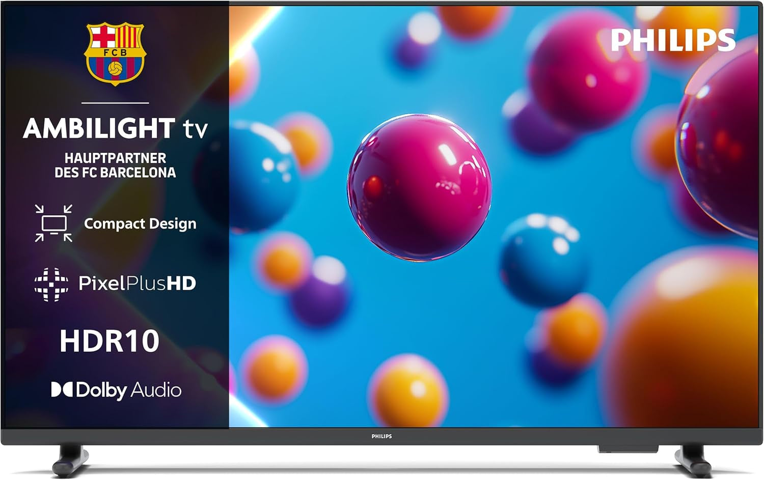 Televizor inteligent LED Philips 32PFS6900 HD - ecran de 32 de inci cu Pixel Plus, platformă Titan OS și sunet Dolby Digital - Funcționează cu Alexa și Google Assistant