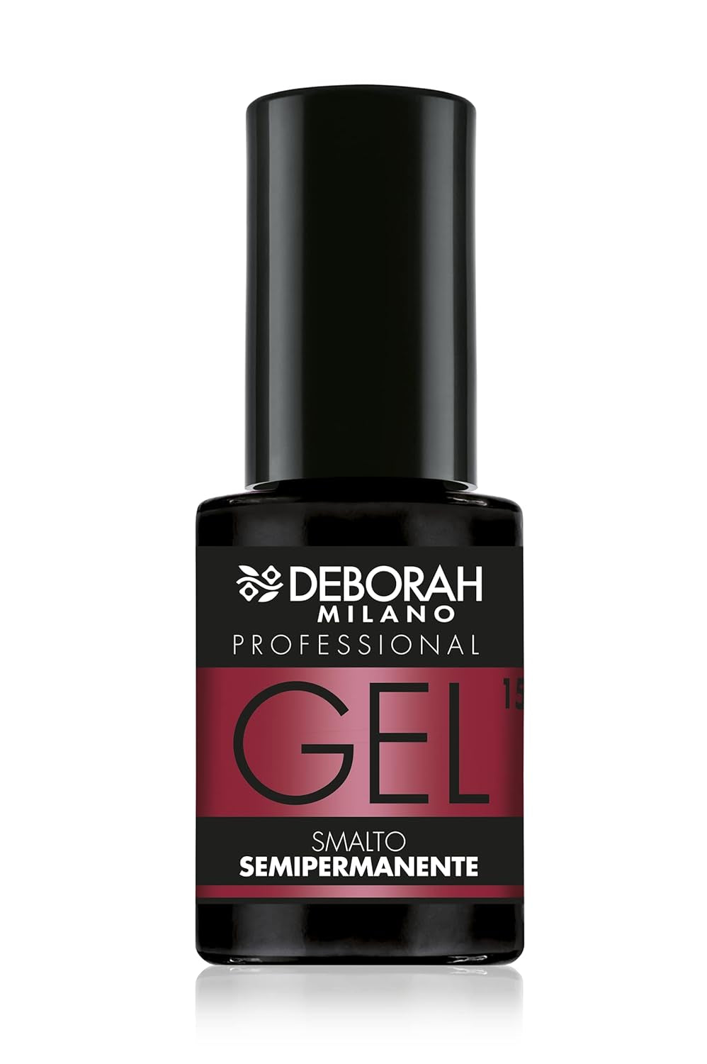 Vernis à ongles semi-permanent Milano Professional, no. 21 Bourgogne, effet volumateur, longue durée, pour des ongles intenses et brillants, 4,5 ml