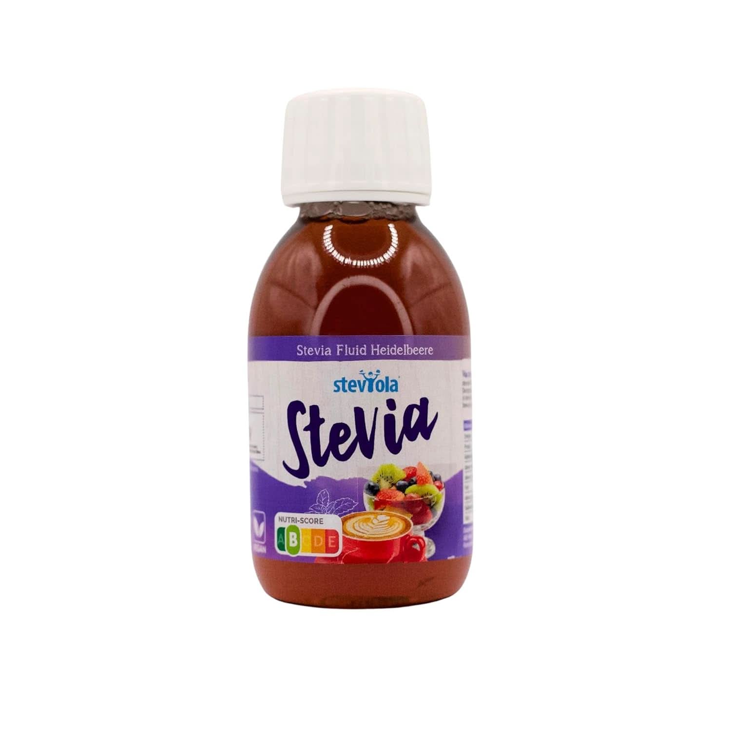Steviola Stevia Fluid aromă de cireșe fructate, 125 ml Indulcitori Naty Shop 125 ml Merișoare