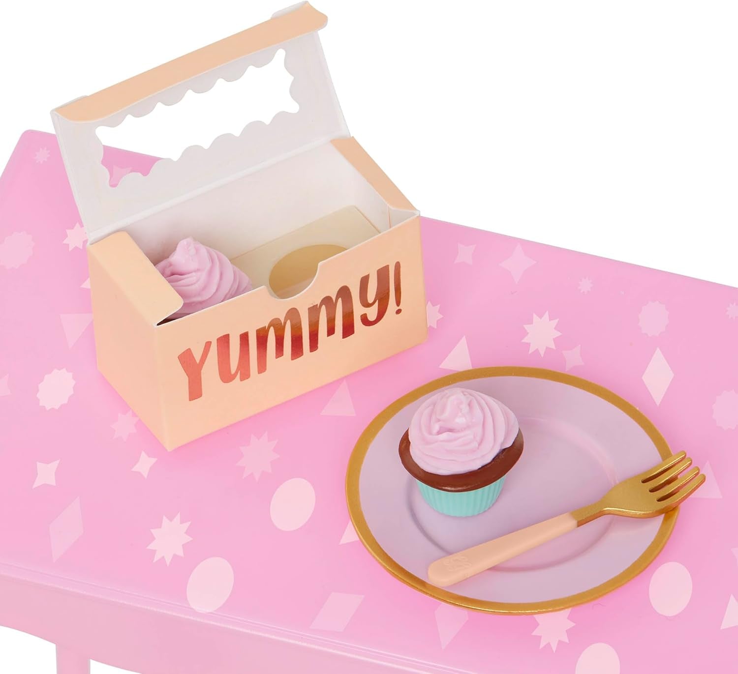 Glitter Girls - GG Surprise Birthday Party Set & Sashka - Bewegliche 36cm Puppe Sashka - Überraschungs-Geburtstagsparty-Set - Tisch & Stühle Möbel - 3 ans +