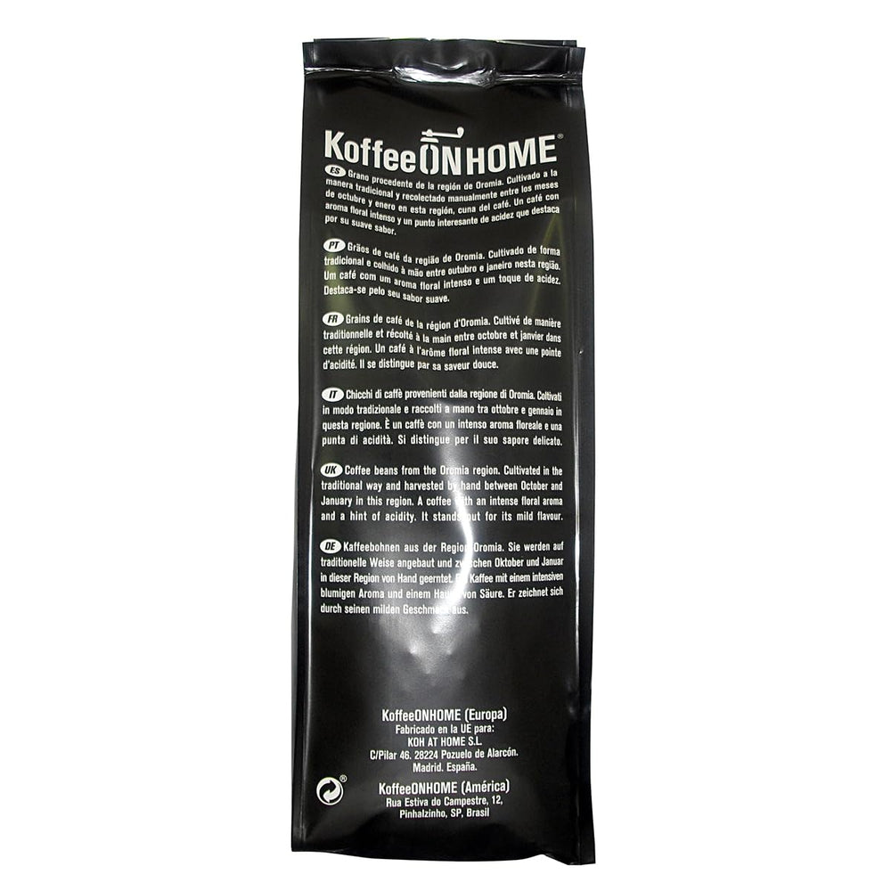 Äthiopien Arabica Kaffeebohnen – Torréfaction naturelle – Premium 100 % Arabica – 500 g – Café frais de la plus haute qualité – idéal pour expresso ou filtre