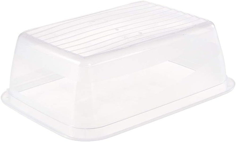 Kekeeper lot de 3 bocaux alimentaires, 3 x 1,25 l, 20,5 x 15,5 x 6,5 cm, Fredo Fresh, bleu transparent Boîtes de conservation alimentaire Naty Shop
