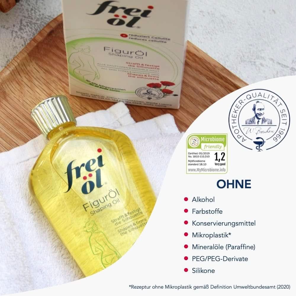 Frei Öl Huile corporelle à effet anti-cellulite, 125 ml Douche et bain Naty Shop