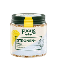 Fuchs Gewürze - Citronensalz | Garniture avec flocons de pyramide et Zitrone | Crunchy Préparation pour Poissons et Gemmes | Sel de citron de qualité supérieure | 60 g dans du wiederverschließbaren Gewürzglas