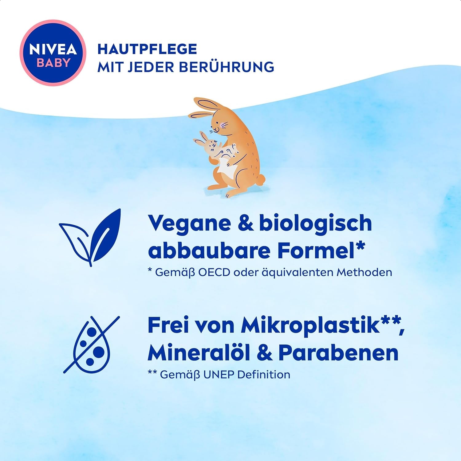 NIVEA BABY Lingettes humides Soft & Cream pour bébé (4 x 57 pièces)