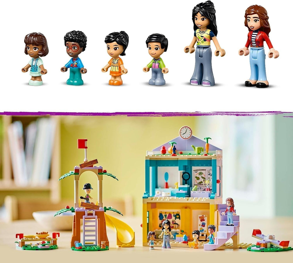 Ensemble de jeu LEGO Friends Heartlake City pour la maternelle, pour filles et garçons de 4 ans, jeu de rôle créatif avec 2 figurines et 4 micro-figurines, jouet de développement social 42636 Ensembles de construction Besuche den LEGO-Store