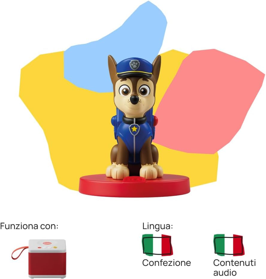 Figurine sonore - PAW Patrol Puppy team : Chase - histoires sonores et contes de fées, garçons et filles 2-4 ans, version italienne Baby Toys Naty Shop