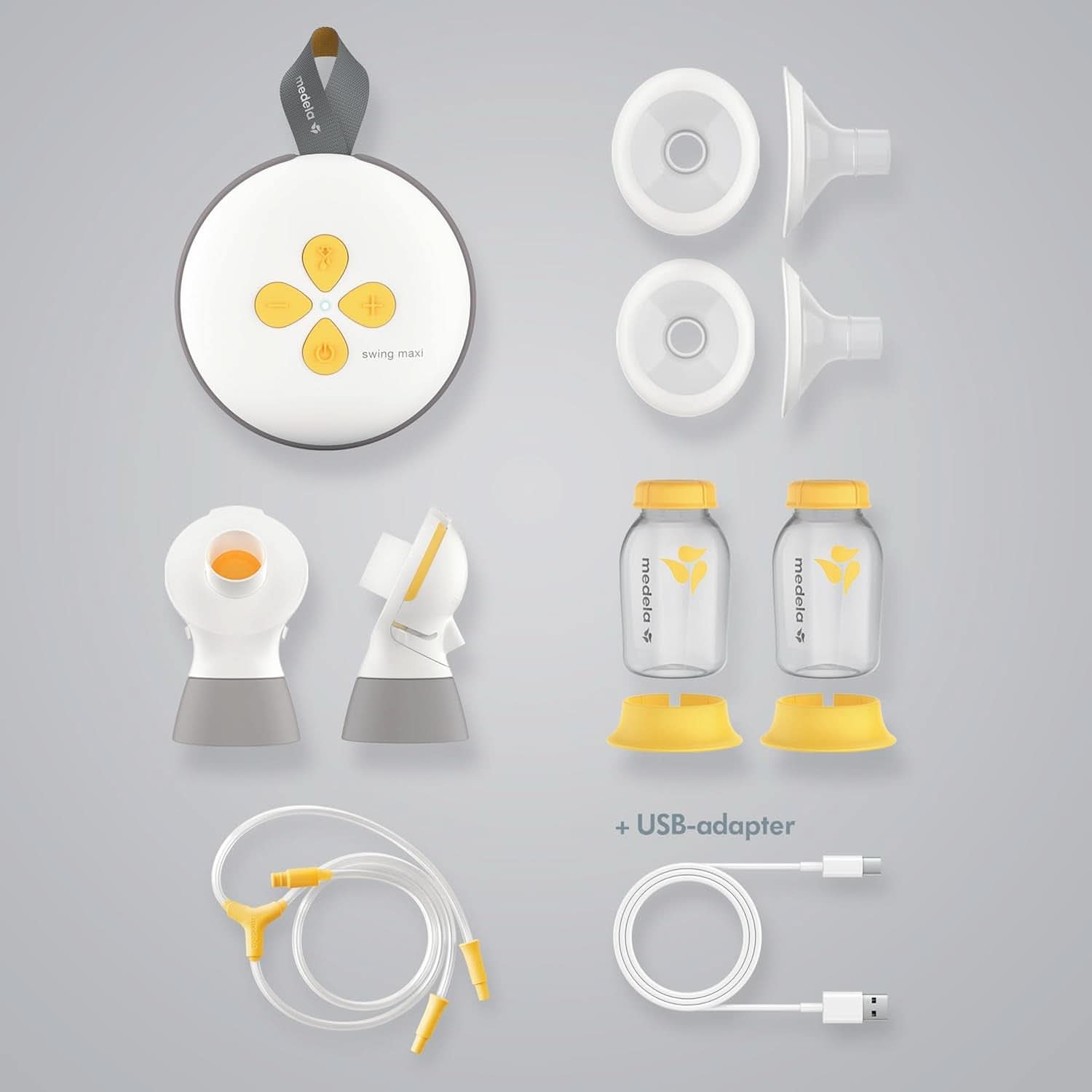 Pompă de sân manuală Medela Harmony - Design elvețian compact cu scuturi Personalfit Flex și tehnologie Medela 2-Phase Expression Accesorii Hrana si Alaptare Bebe Naty Shop