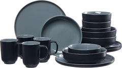 Ritzenhoff & Breker Jasper Service combiné, 16 pièces Services de table Naty Shop Noir