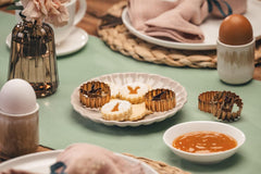 Dr. Oetker Linzer Bunny Cookie Cutter Set - Vintage Easter Craft 4 pièces en acier inoxydable de haute qualité conçu en Allemagne