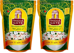 INDIA GATE Riz Sella Basmati, précuit (d'Inde, grain long fin), aromatisé, emballage en vrac - 1 paquet (1 x 1 kg)