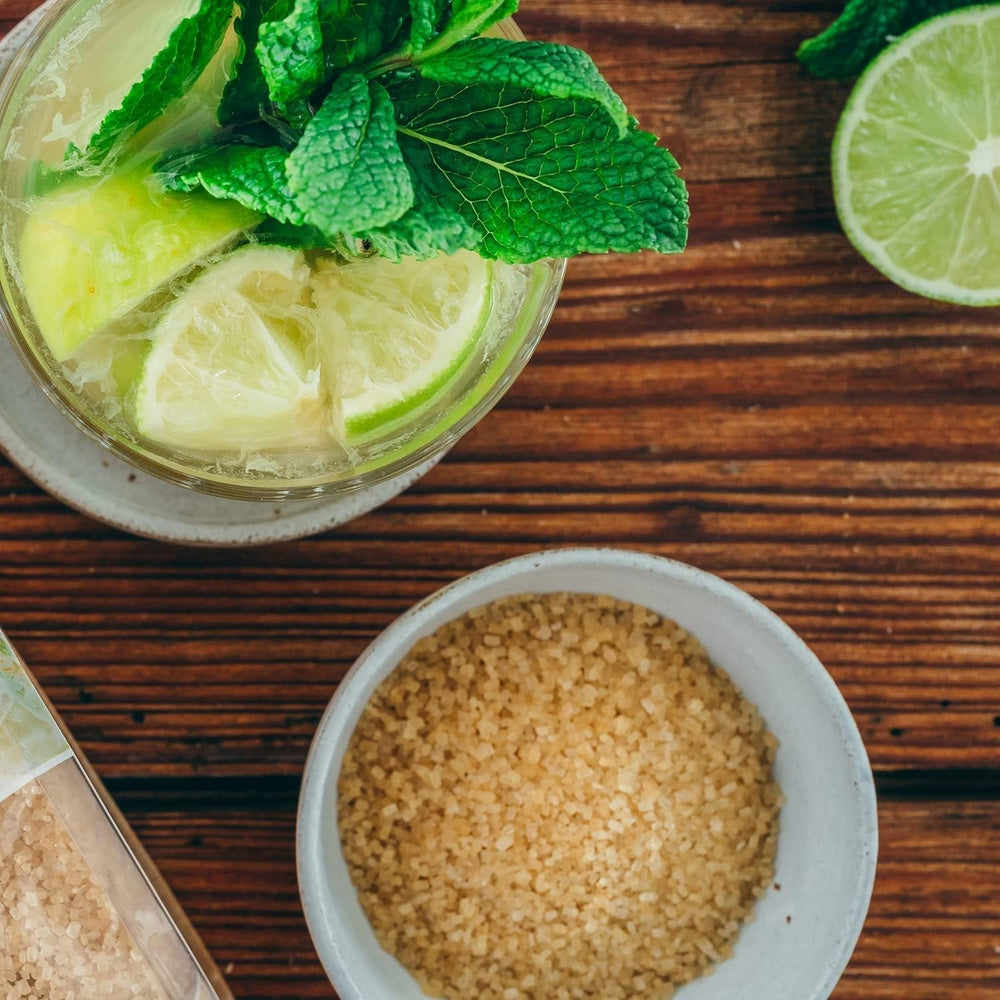 Seeberger Rohrzucker Grob 5Er Pack : Vollrohrzucker Besonders Aromatisch - Idéal pour les cocktails et le dos - Grob - Non raffiné, végétalien (5 X 1 Kg) Édulcorants Naty Shop