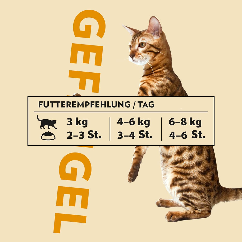 PrimaCat - Nourriture humide classique pour chats, saveur d'oiseau en sauce, 28 x 85 g