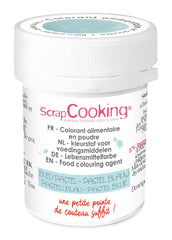Scrapcooking - Colorant artificiel en poudre bleu pastel 5 g