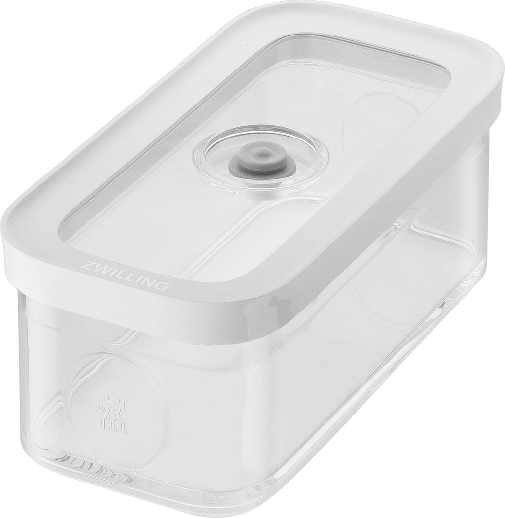 ZWILLING FRESH & SAVE CUBE Box, dimensiune 2M, Cutie de depozitare modulară și stivuibilă, depozitare ermetică și vidabilă, lavabilă în mașina de spălat vase, transparentă Cutii depozitare alimente Naty Shop M