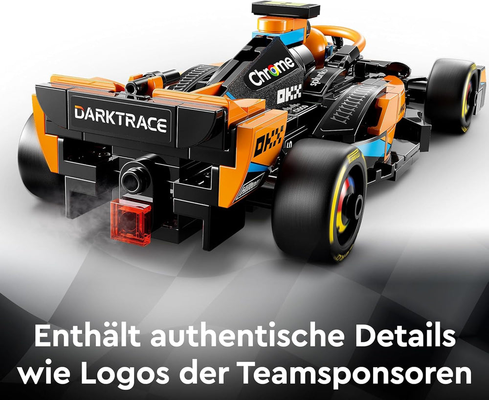 LEGO Speed Champions Mclaren Formule 1 Voiture de course 2023, jouet pour garçons et filles de 9 ans et plus qui aiment jouer de manière indépendante, modèle de véhicule à construire, décoration de chambre d'enfant 76919 Ensembles de construction Besuche den LEGO-Store