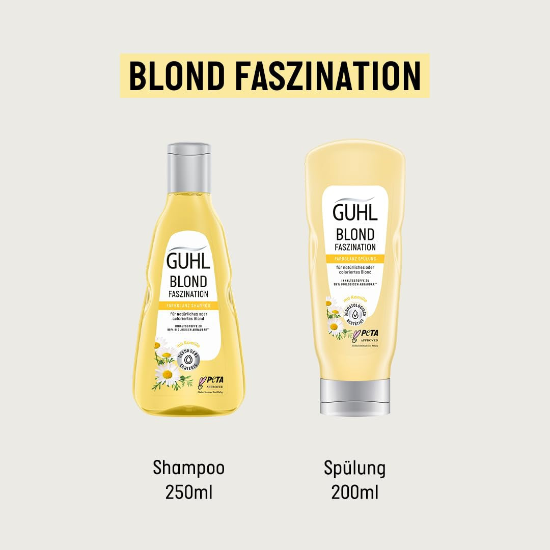 Guhl Blond Fascination Shampooing, Type de cheveux : Blonds, décolorés Guhl Douche et Bain