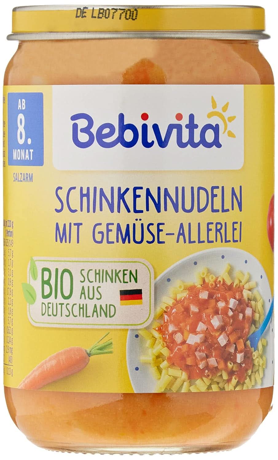 Menus A partir de 8 mois Spaghetti Bolognese, pack de 6 (6 X 220 grammes), moyen Mère et Enfant Naty Shop