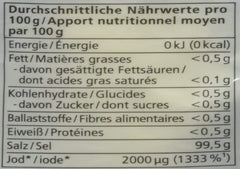 Meersalz avec de l'iode, 500g