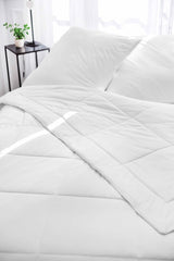 Couette naturelle Toison D'Or Silkydor, satin de coton 380, 240 X 280 cm, blanc Couettes et couettes Naty Shop