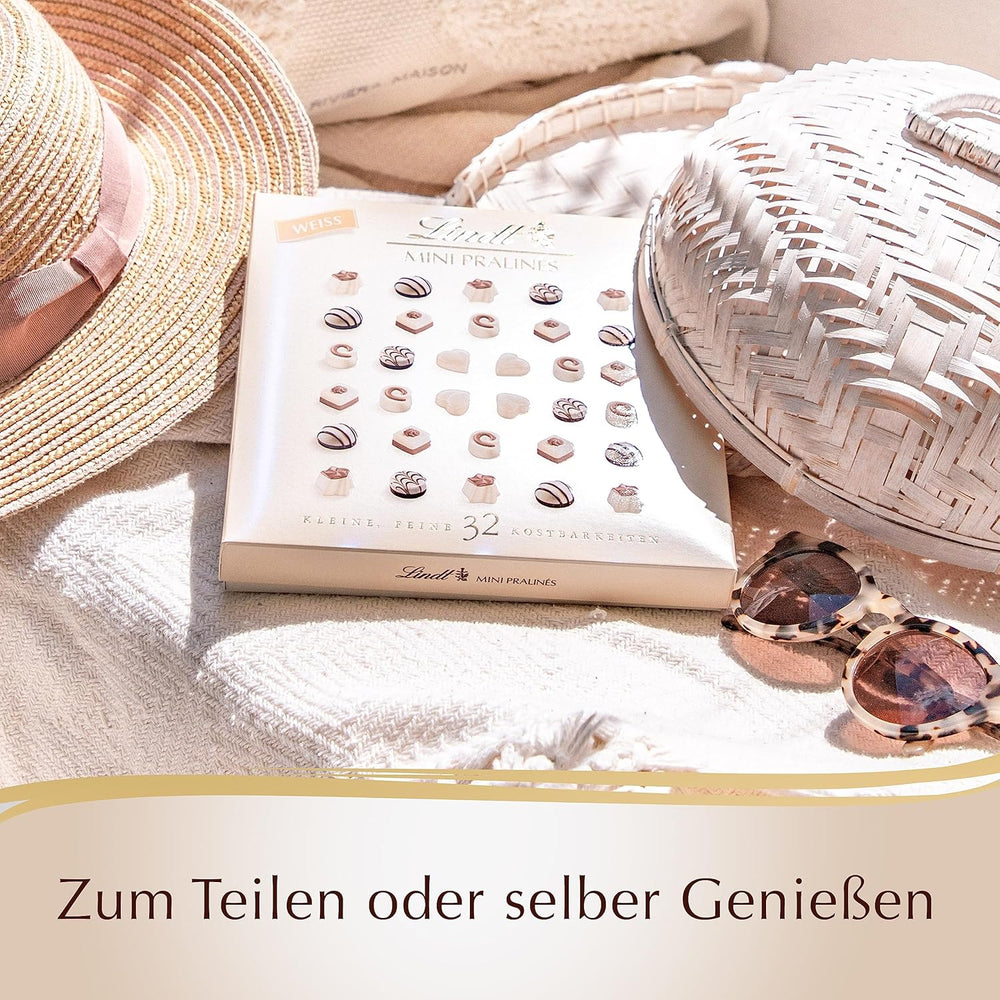 Chocolat - Mini Pralines Blanches | 90g | Coffret de 18 pralines en 6 délicieux assortiments | Cadeau de chocolat | Cadeau Chocolat (Pack de 3)