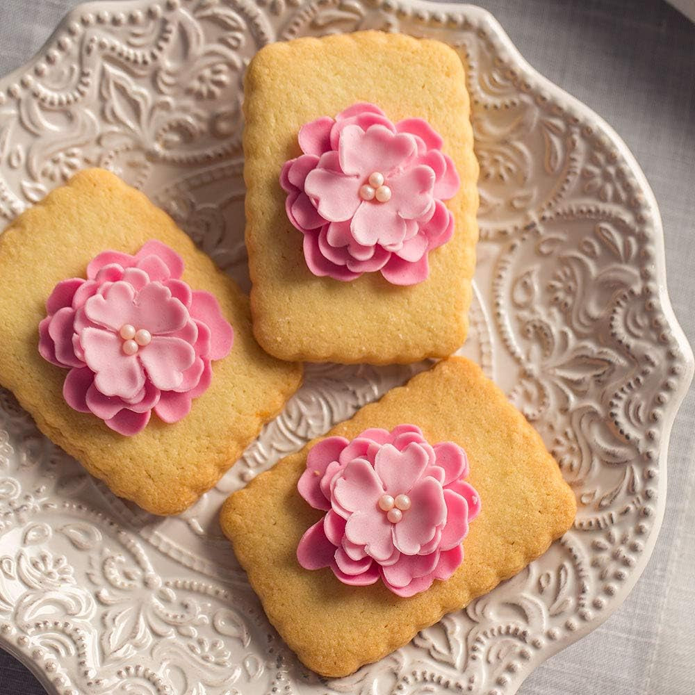 0255310 Lot de moules à biscuits rectangulaires, ondulés, 4 pièces 1,5-3,5-5,5-7,5 cm