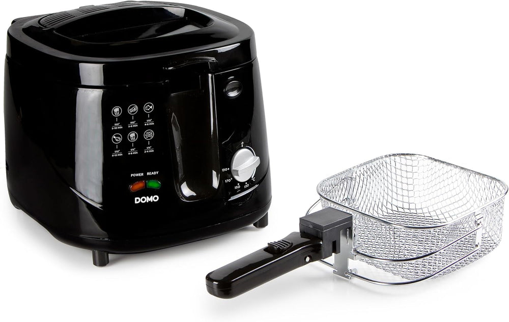 Friteuse Domo B-Smart DO461FR, noire, 2,5 litres Électroménager Naty Shop