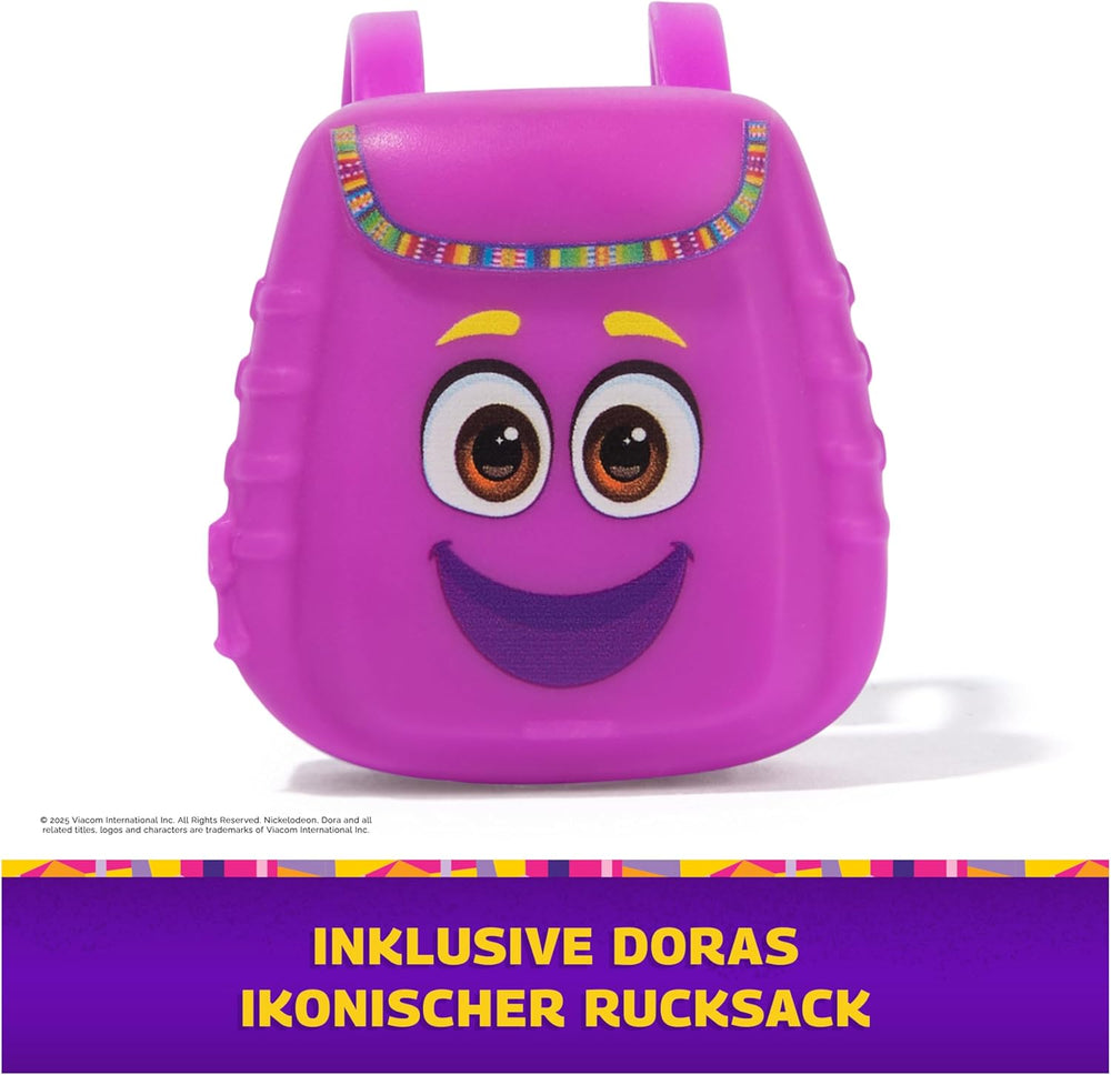 DORA - Poupée Best Friend - Taille 22 cm, avec cheveux coiffables, cartable et bottes de singe, connue de la populaire série télévisée, pour les enfants à partir de 3 ans