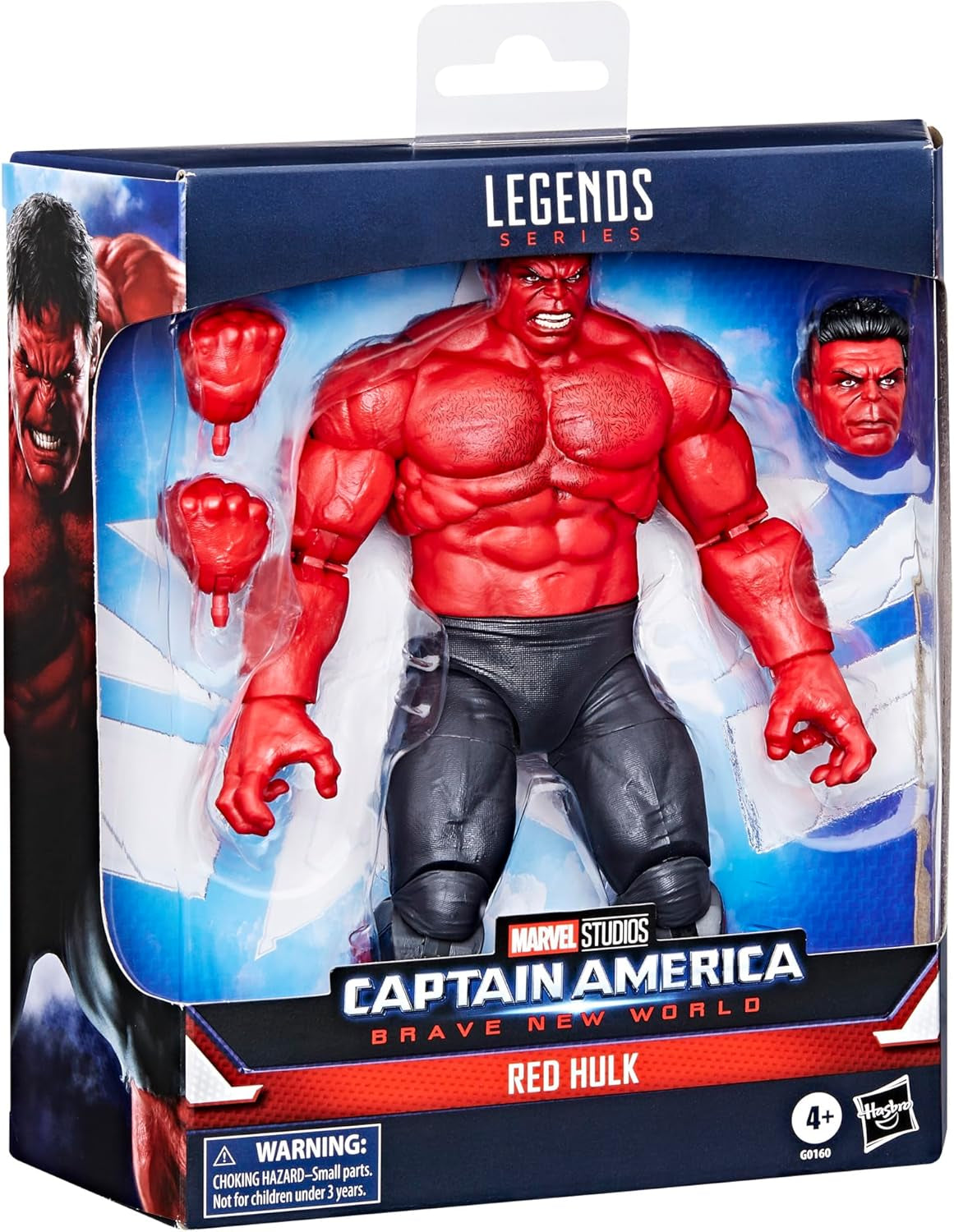 Figurine d'action Red Hulk série Marvel Legends (échelle : 15 cm) pour Captain America : Brave New World Figurines d'action Naty Shop