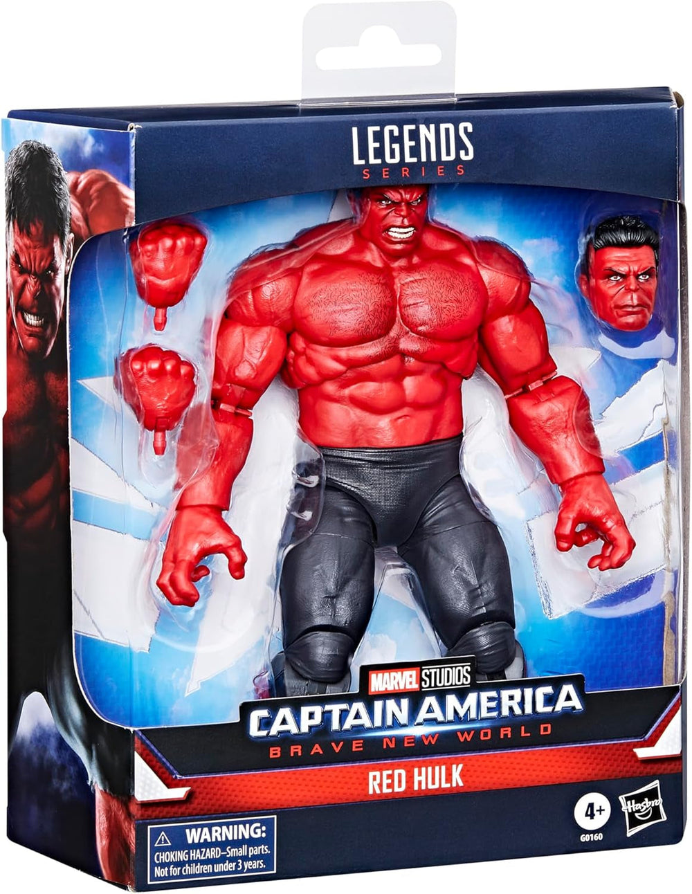 Figurine d'action Red Hulk série Marvel Legends (échelle : 15 cm) pour Captain America : Brave New World Figurines d'action Naty Shop