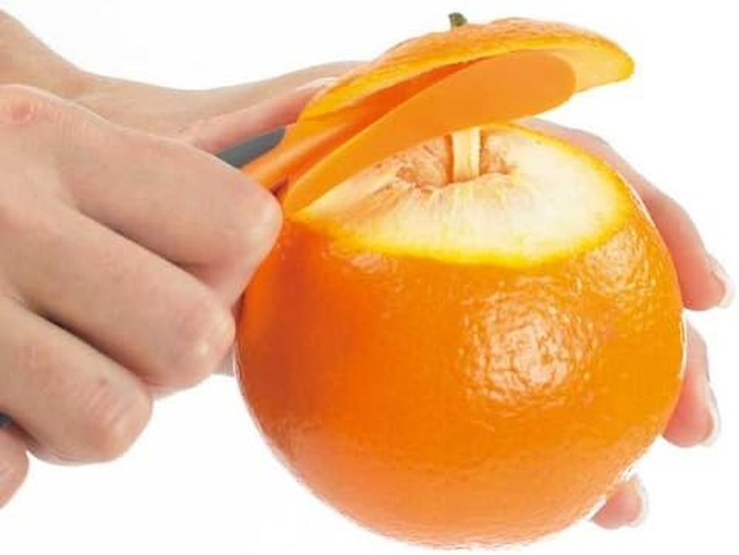 Lurch 10047 Éplucheur à Orange avec Lame en Nylon pour un Nettoyage Facile Eplucheur Naty Shop