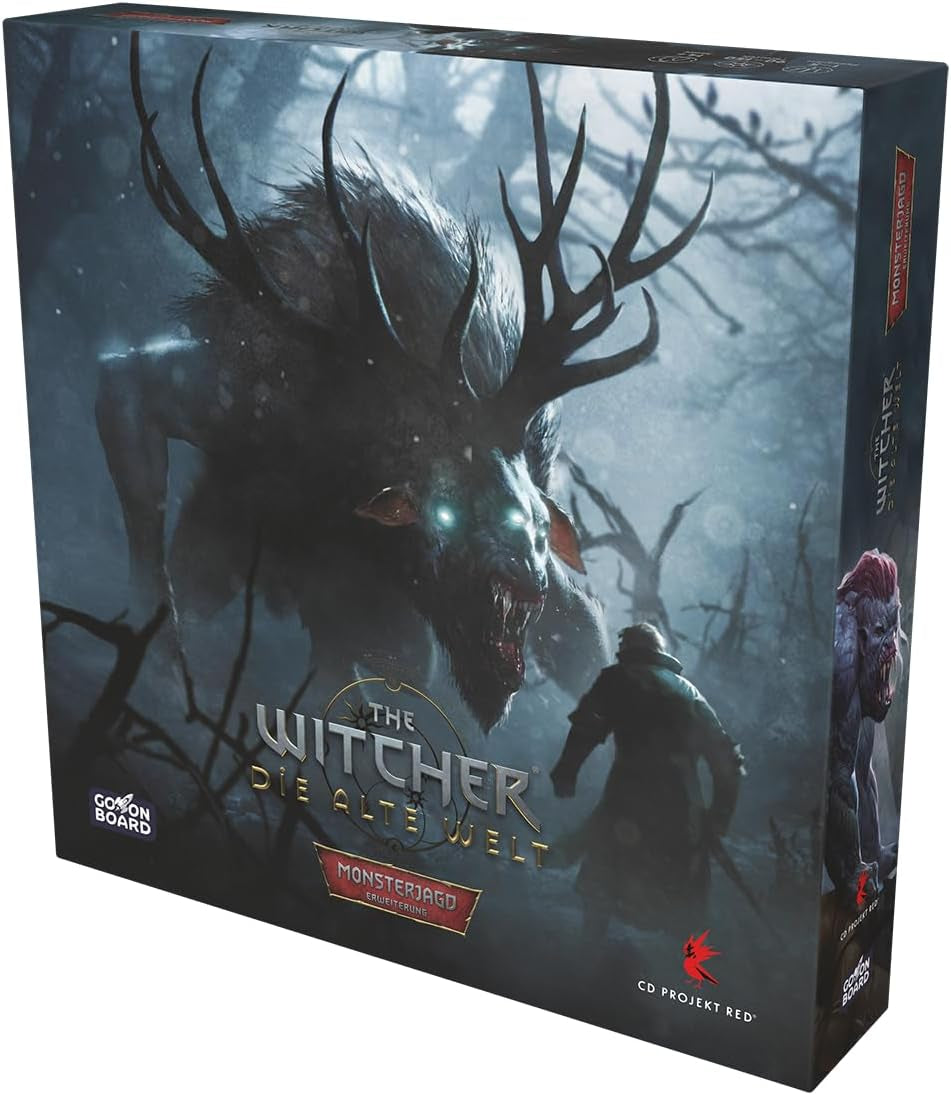 Montez à bord, The Witcher : The Old World – Monster Hunt, extension, jeu expert, jeu de société, 1 à 5 joueurs, 14 ans et plus, 90 à 150 minutes, allemand