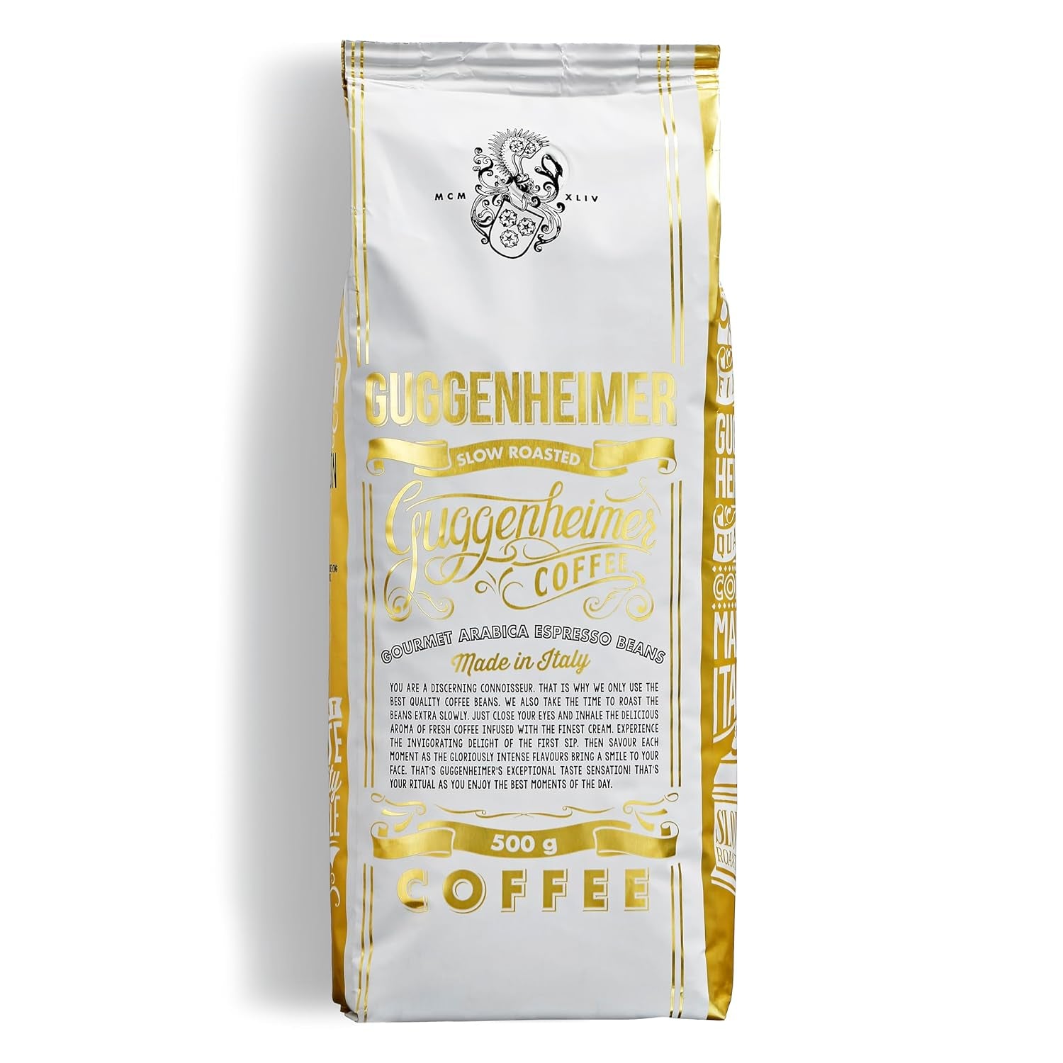 | Echantillon de café en grains 1 kg | Suprême 500g et Arabica Gourmand 500g | Faible acidité | Crème fine | Le meilleur expresso pour machines entièrement automatiques | Coffret dégustation de café